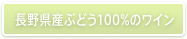 長野県産ぶどう100%のワイン